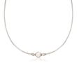 Mikimoto 8-8.5mm A+ Akoya Pearl Necklace With Diamonds in 18kt White Gold 