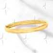 14kt Yellow Gold Polished Bangle Bracelet