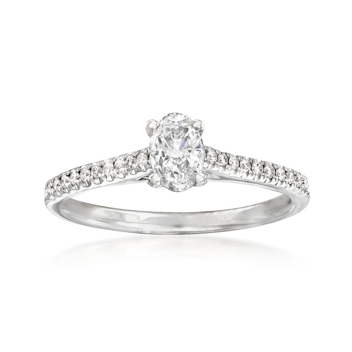 .51 ct. t.w. Diamond Engagement Ring in 14kt White Gold