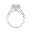 4.80 ct. t.w. CZ Ring in Sterling Silver