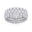 4.50 ct. t.w. Moissanite Eternity Band in Sterling Silver