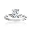.94 Carat Certified Oval Diamond Solitaire Ring in 14kt White Gold