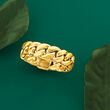 14kt Yellow Gold Curb-Link Ring