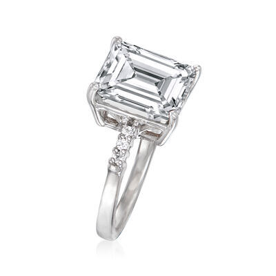 5.35 ct. t.w. White Topaz Ring in Sterling Silver