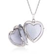 Sterling Silver Personalized Four-Photo Heart Locket Necklace