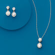 .75 ct. t.w. Diamond Bezel Drop Earrings in 14kt White Gold