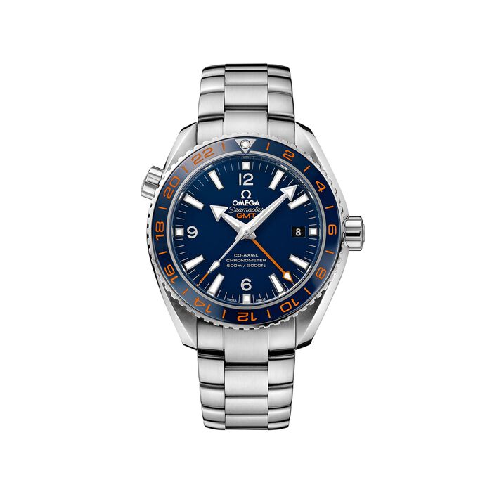 Omega Seamaster Planet Ocean Men's 43.5mm Stainless Steel Watch with Blue Dial