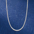 3.00 ct. t.w. Graduated Diamond Tennis Necklace in 14kt White Gold