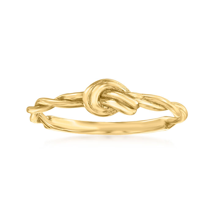 10kt Yellow Gold Twisted Knot Ring