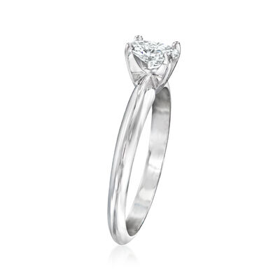 .37 Carat Oval Diamond Solitaire Ring in 14kt White Gold
