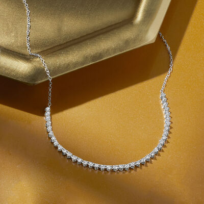 .75 ct. t.w. Diamond Necklace in 14kt White Gold