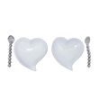 Mariposa &quot;First Comes Love&quot; Ceramic Heart and Spoon Set