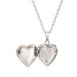 Child's Sterling Silver Heart Locket with Chain