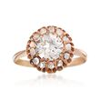 C. 1970 Vintage 1.52 ct. t.w. Diamond Ring in 14kt Rose Gold