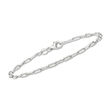 Italian Sterling Silver Jewelry Set: Five Chain Bracelets