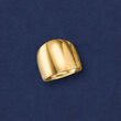 Italian 14kt Yellow Gold Wide Ring