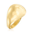Italian Andiamo 14kt Yellow Gold with Resin Dome Ring