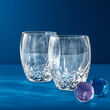 Waterford Crystal &quot;Lismore Essence&quot; Set of 2 Double Old-Fashioned Glasses