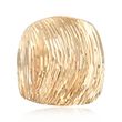 Italian 14kt Yellow Gold Wide Diamond-Cut Band Ring