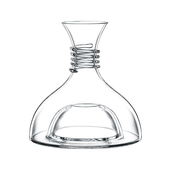 Red and White Wine Glass Decanter