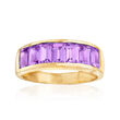 2.00 ct. t.w. Amethyst Ring in 14kt Yellow Gold