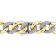 3.25 ct. t.w. Diamond Curb-Link Bracelet in 14kt Two-Tone Gold