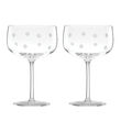 Kate Spade New York &quot;Spade Clover&quot; Set of 2 Coupe Glasses