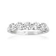 1.50 ct. t.w. Diamond Five-Stone Ring in 14kt White Gold