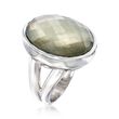 Pyrite Doublet Ring in Sterling Silver