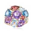 6.00 ct. t.w. Multi-Stone Cluster Ring in 14kt Yellow Gold