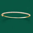 1.00 ct. t.w. Diamond Bangle Bracelet in 14kt Yellow Gold