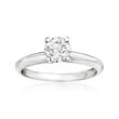 .70 Carat Certified Diamond Solitaire Engagement Ring in Platinum