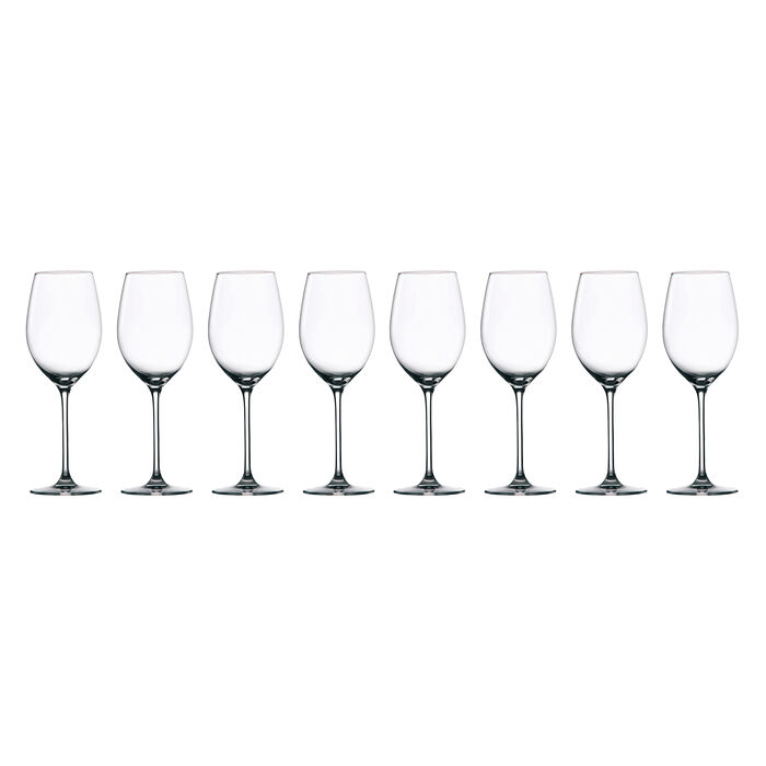 Waterford Crystal &quot;Marquis Moments&quot; Set of Eight White Wine Glasses 