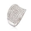 C. 1990 Vintage 2.00 ct. t.w. Diamond Ring in 18kt White Gold