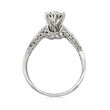 C. 1990 Vintage 1.56 ct. t.w. Diamond Ring in 14kt White Gold