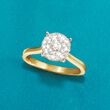 .50 ct. t.w. Pave Diamond Cluster Ring in 14kt Yellow Gold
