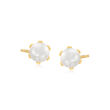 Child's 3mm Cultured Pearl Stud Earrings in 14kt Yellow Gold