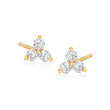 .20 ct. t.w. Diamond Earrings in 14kt Yellow Gold