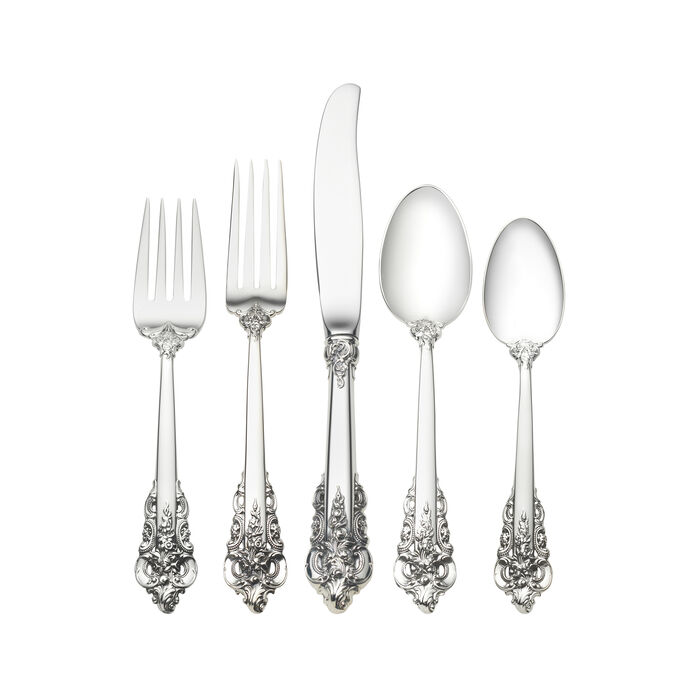 Wallace &quot;Grande Baroque&quot; 66-pc. Service for 12 Sterling Silver Dinner Setting