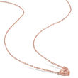 .50 Carat Morganite Heart Necklace in 14kt Rose Gold