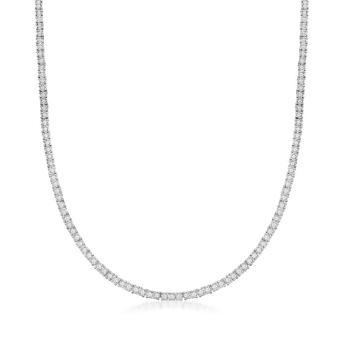 5.00 ct. t.w. Diamond Tennis Necklace in Sterling Silver