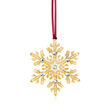 Snowflake Crystal Ornament