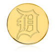 14kt Yellow Gold MLB Detroit Tigers Lapel Pin