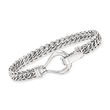 Sterling Silver Cestina-Link Bracelet