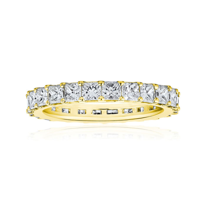 2.75 ct. t.w. Princess-Cut Diamond Eternity-Style Wedding Band in 14kt Yellow Gold