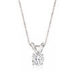 .33 Carat Diamond Solitaire Necklace in 14kt White Gold