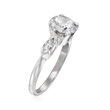 C. 1960 Vintage 1.70 ct. t.w. Round and Marquise Diamond Ring in Platinum