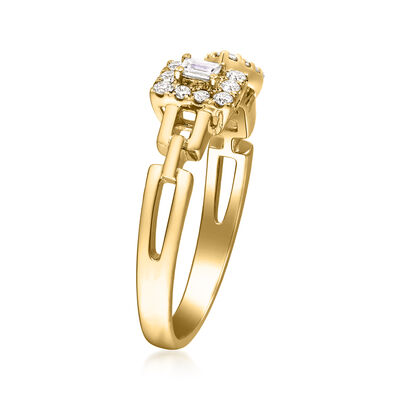 .30 ct. t.w. Diamond Toi et Moi Ring in 14kt Yellow Gold
