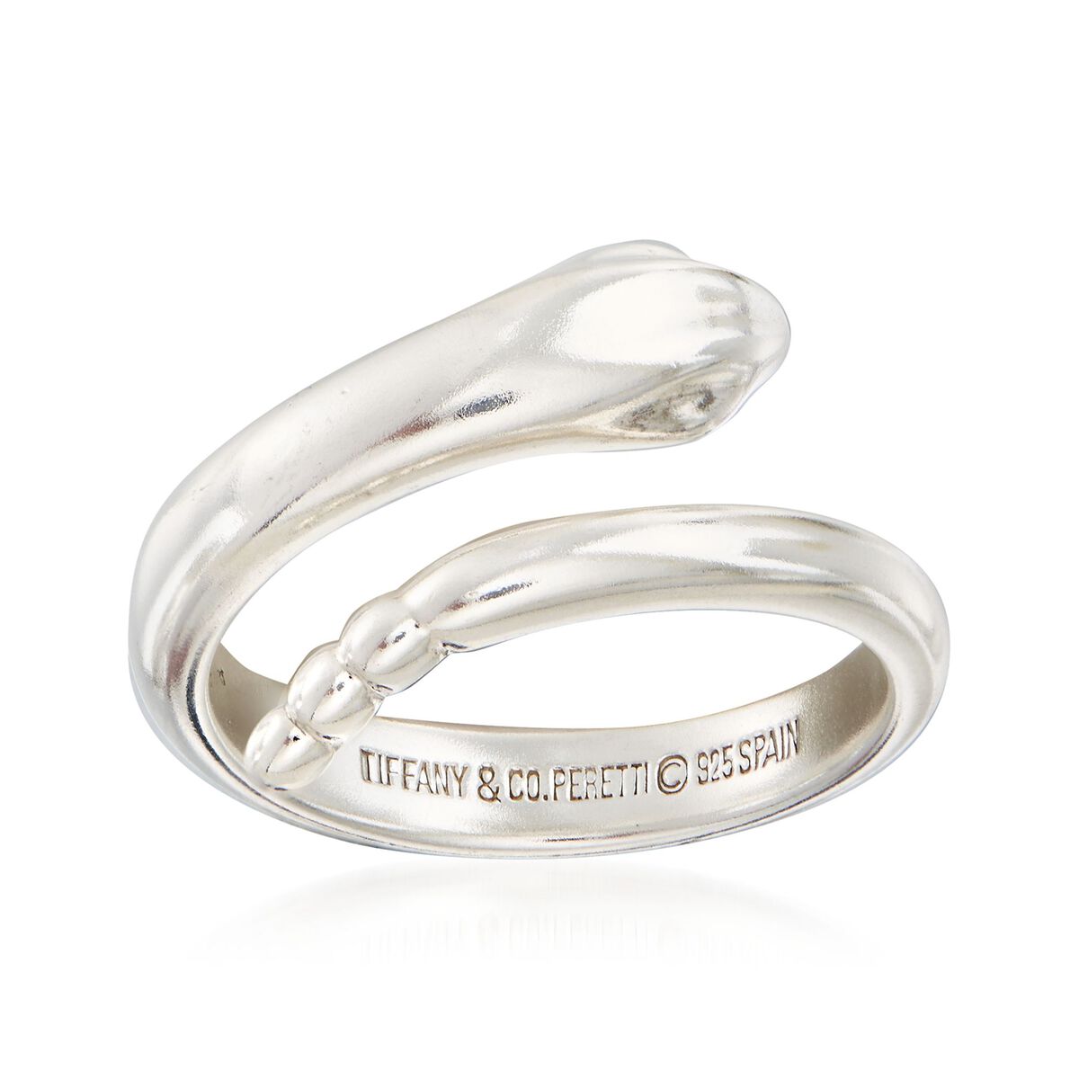 Elsa Peretti™ Snake bangle in sterling silver, small.