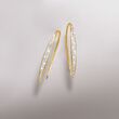 .23 ct. t.w. Diamond Navette Drop Earrings in 14kt Yellow Gold